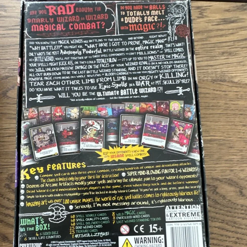 Cryptozoic Epic Spell Wars Card Game: Rumble + Duel Expansions 15+ 2013